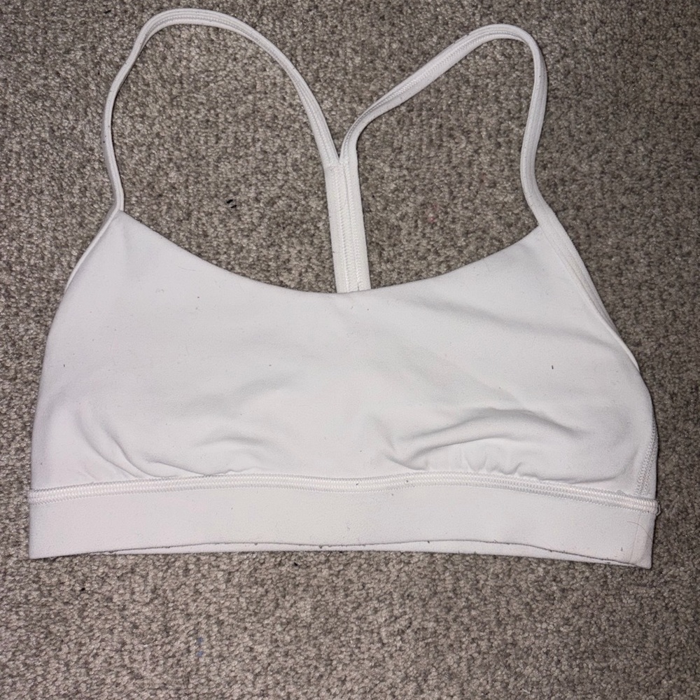 Lululemon Athletica White Sports Bra